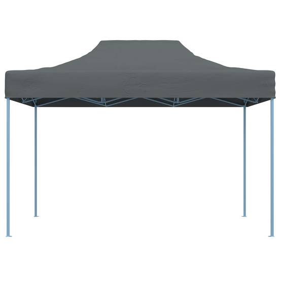 ComfortXL - Tente de réception Tissu Oxford pour événements auvent pop-up pliable 280x410cm Anthracite - ComfortXL Outdoor Living - Image 2