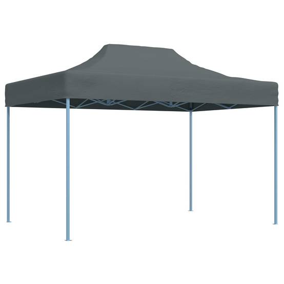 ComfortXL - Tente de réception Tissu Oxford pour événements auvent pop-up pliable 280x410cm Anthracite - ComfortXL Outdoor Living - Image 1
