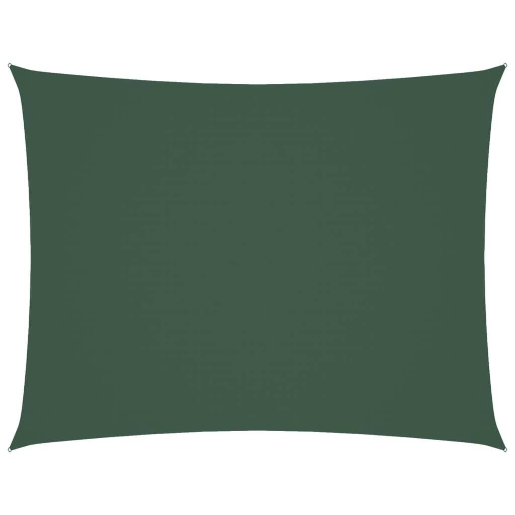 Voile de parasol tissu oxford vert foncé 800 x 600 cm - PANGIVO - Image 2