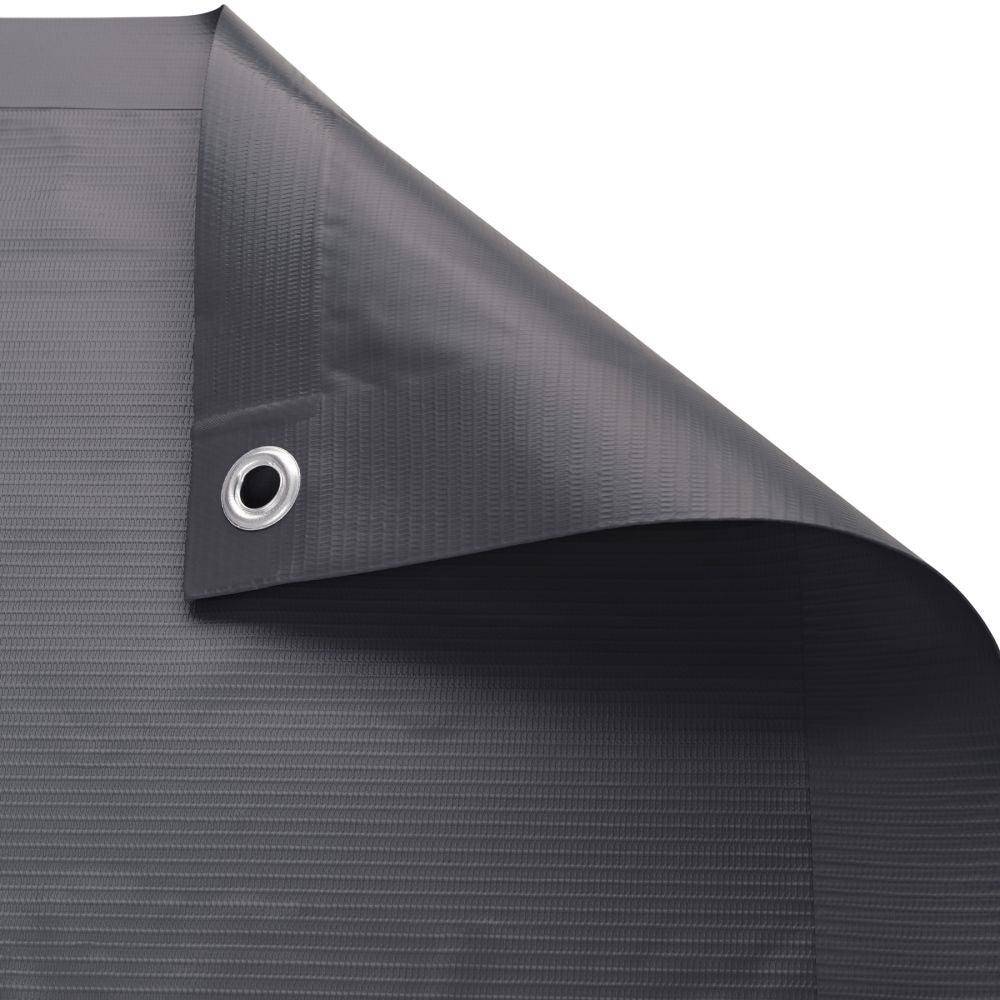 Helloshop26 - Brise vue brise vent film anti regards clôture paravent PVC pour balcon noir 90 cm - Imagen 4