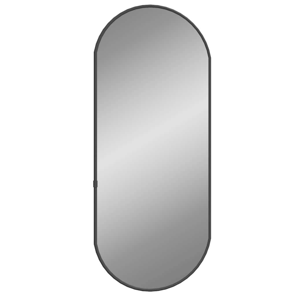 Maison Chic - Miroir mural - Miroir décoratif Noir 60x25 cm Ovale - Image 3