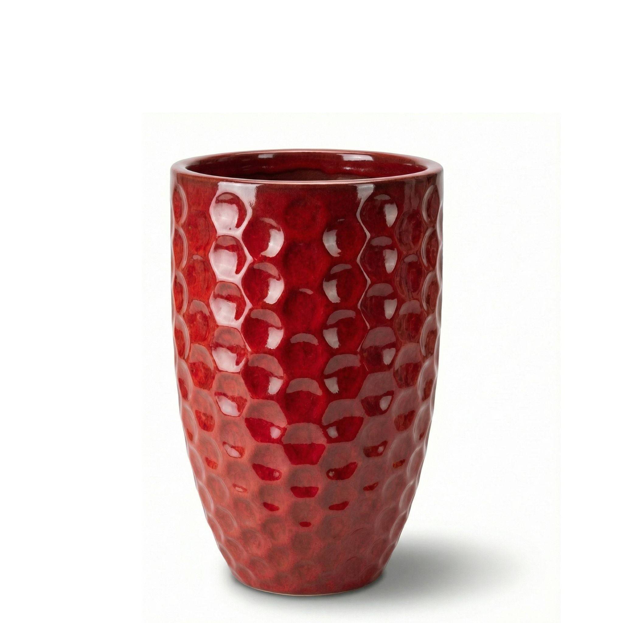 Pot MEROVEE 30x45cm rouge tropical - Image 1