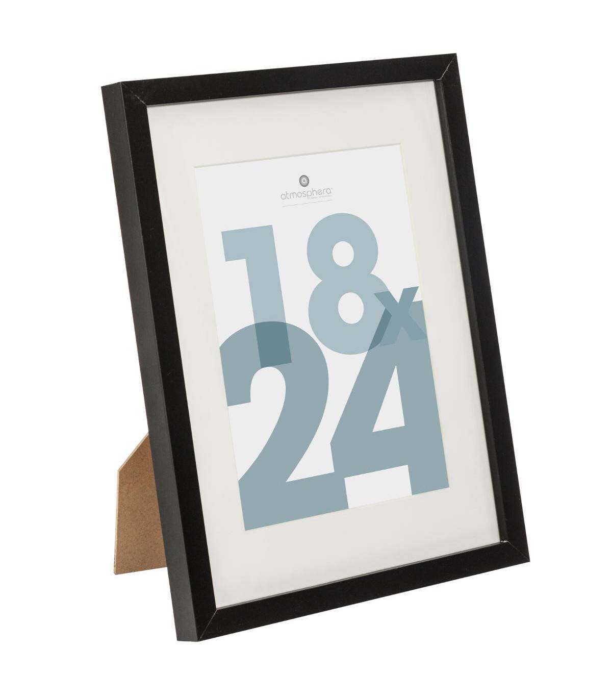 Cadre photo en Bois Noir pour Photo 18 x 24 cm - Image 1