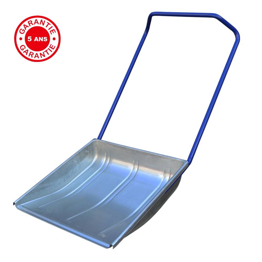 Outils Perrin - Traineau à neige galva petit modèle 600 x 600 manche ergo, outil pour le déneigement Outils Perrin