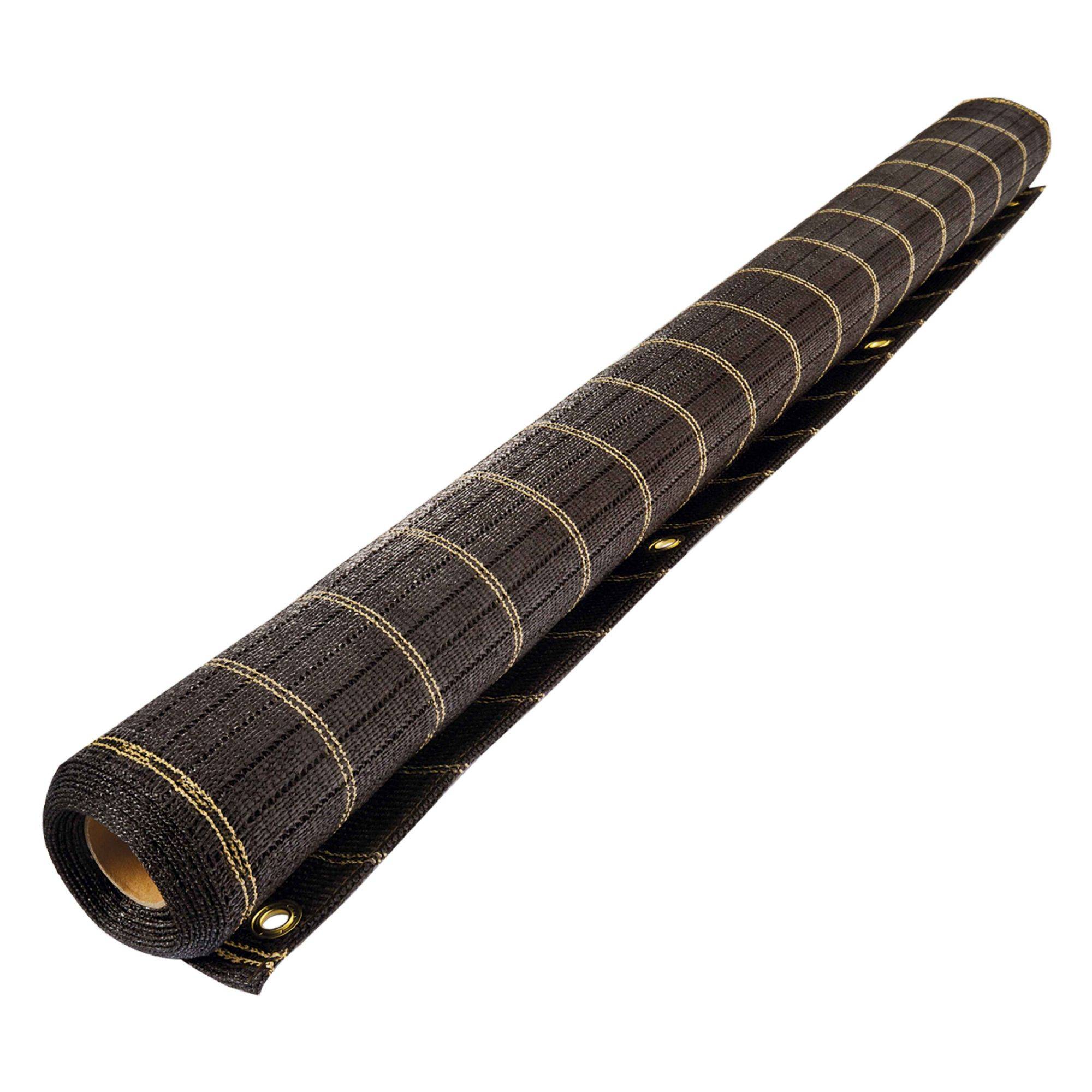 Windhager - Brise vue Madagascar chocolat 300g/m2 - (1 x 3 m)