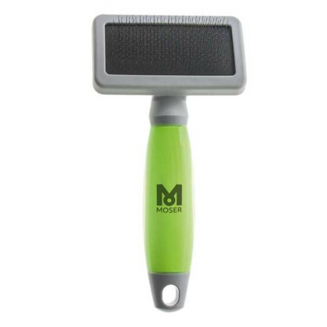Brosse carde pour brossage et démêlage Moser - moyens chiens