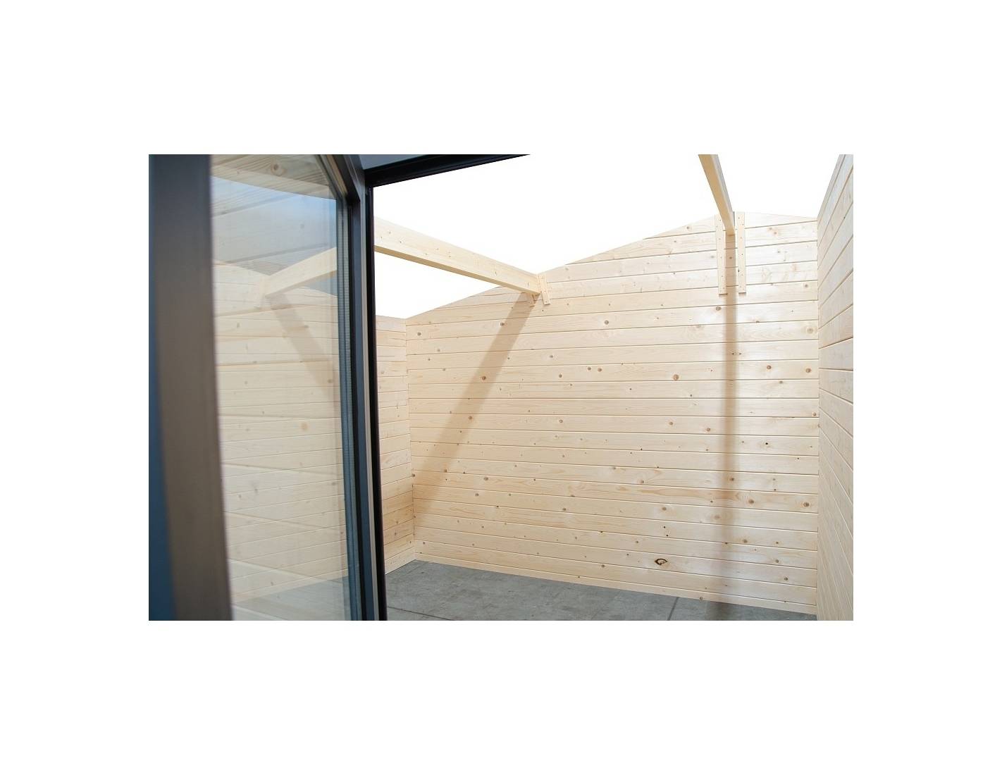 Altanka - Abri de jardin en bois - 15m2 - 5x3m - Ep. 28mm - Couleur: naturel - DOM637 - ALTANKA - Imagen 8