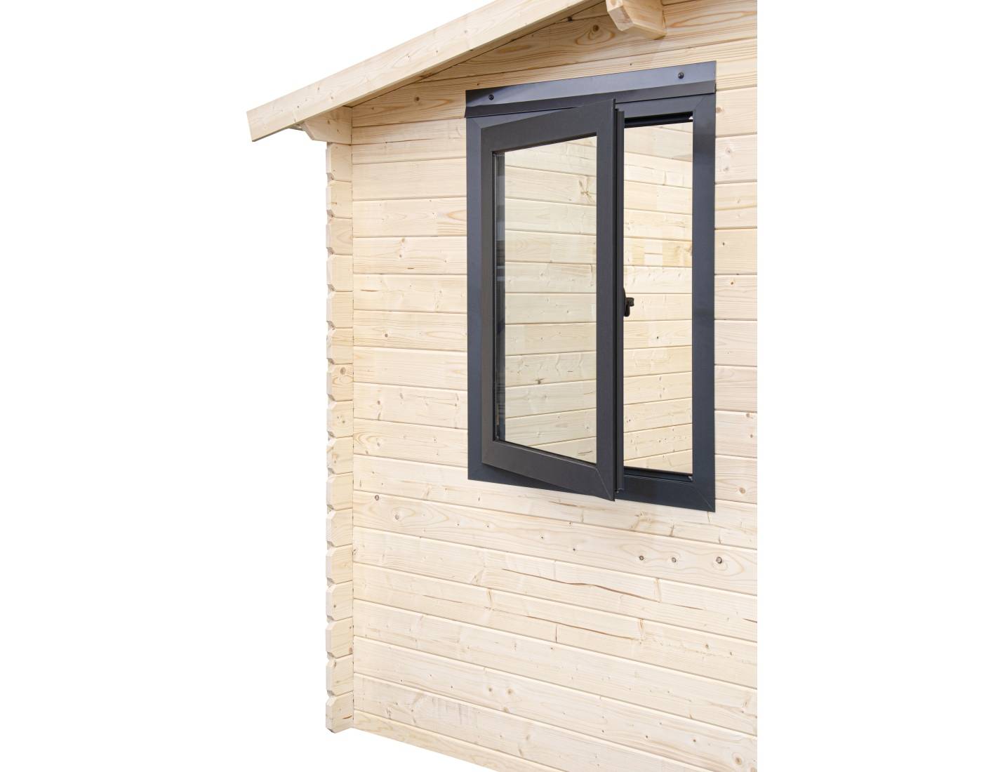 Altanka - Abri de jardin en bois - 15m2 - 5x3m - Ep. 28mm - Couleur: naturel - DOM637 - ALTANKA - Imagen 10