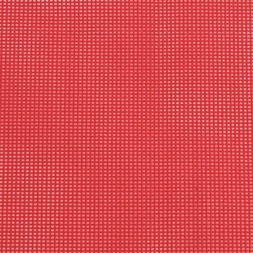 Lot de 2 chaises de plage Textilène pour extérieur Dossier 3 positions Rouge - ComfortXL Outdoor Living - Image 9