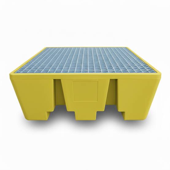 Bac de rétention pehd 475l pour 4 fûts - plast'up rotomoulage - Image 2
