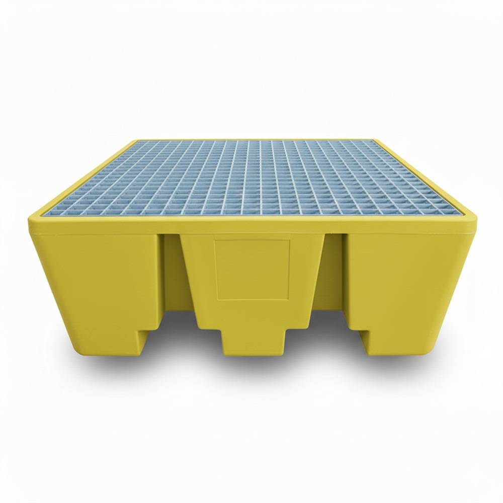 Bac de rétention pehd 475l pour 4 fûts - plast'up rotomoulage - Imagen 2
