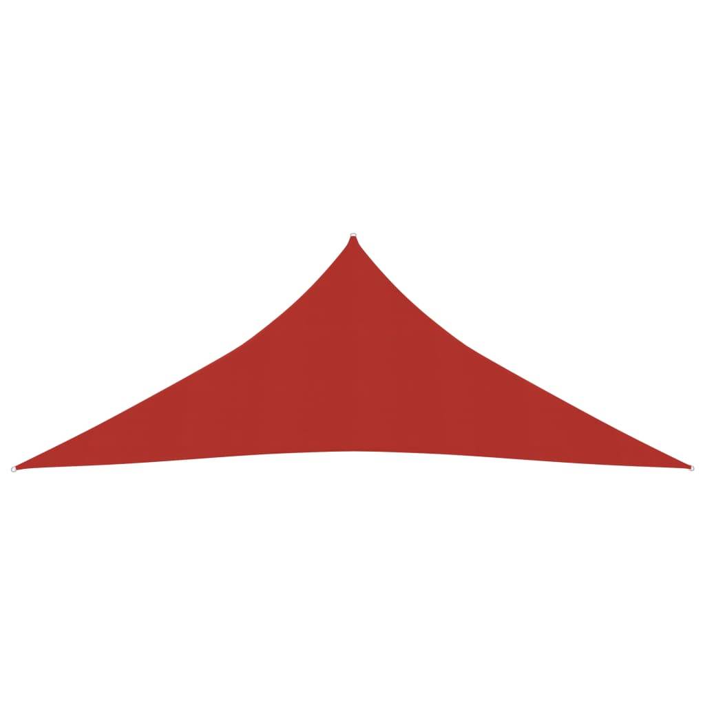 Helloshop26 - Voile toile d'ombrage parasol 160 g/m² PEHD 4,5 x 4,5 x 4,5 m rouge - Imagen 2