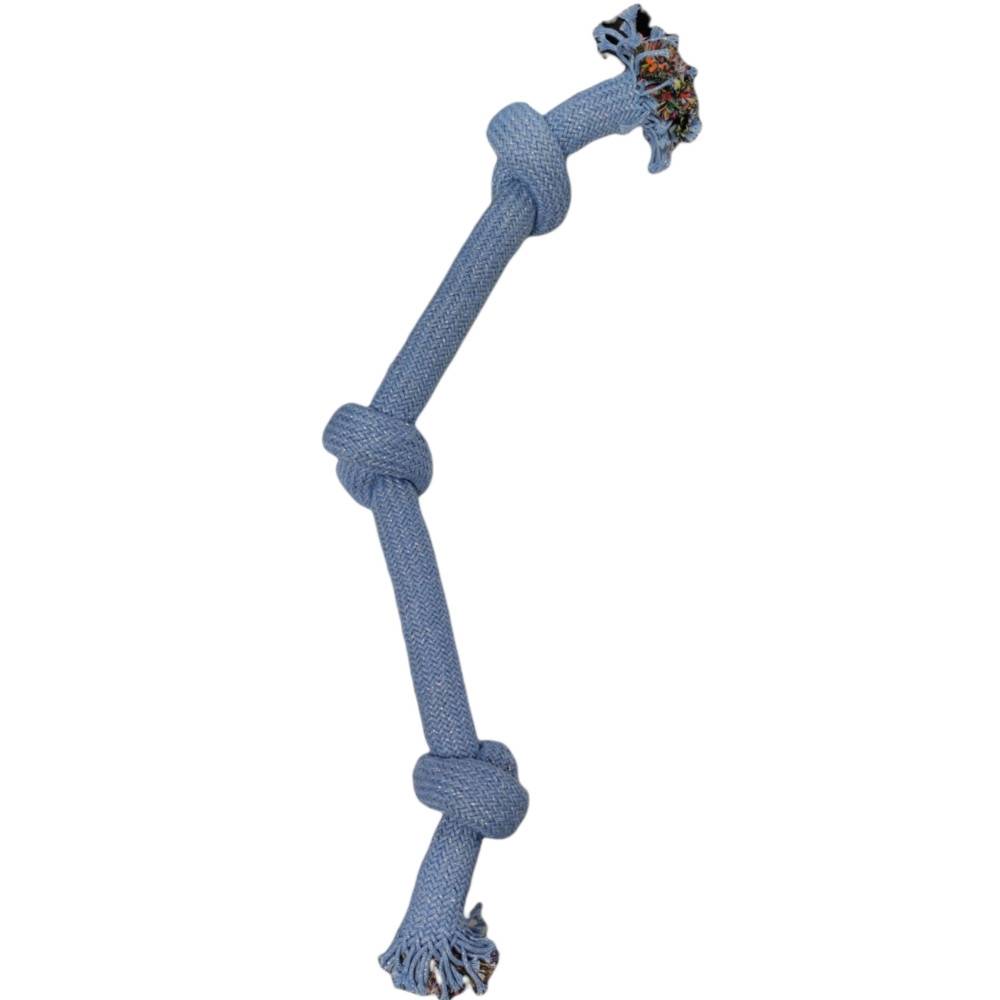 Corde COSMIC 3 nœuds, taille ø 3 cm x 50 cm, jeux pour chien. - Imagen 5