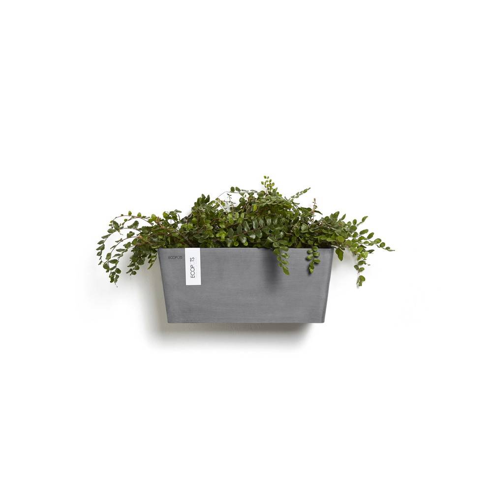 Ecopots - Pot suspension mural Manhattan Wall M Gris - 35 x 17,2 x H. 15 cm - 5,6 L ECOPOTS - Imagen 3