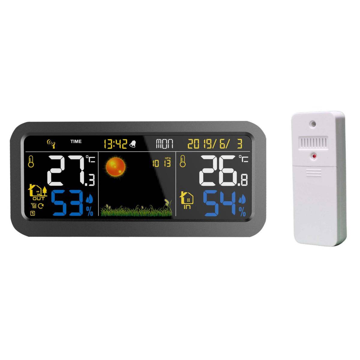 Stil - Station météo électronique couleur avec capteur extérieur - Image 1