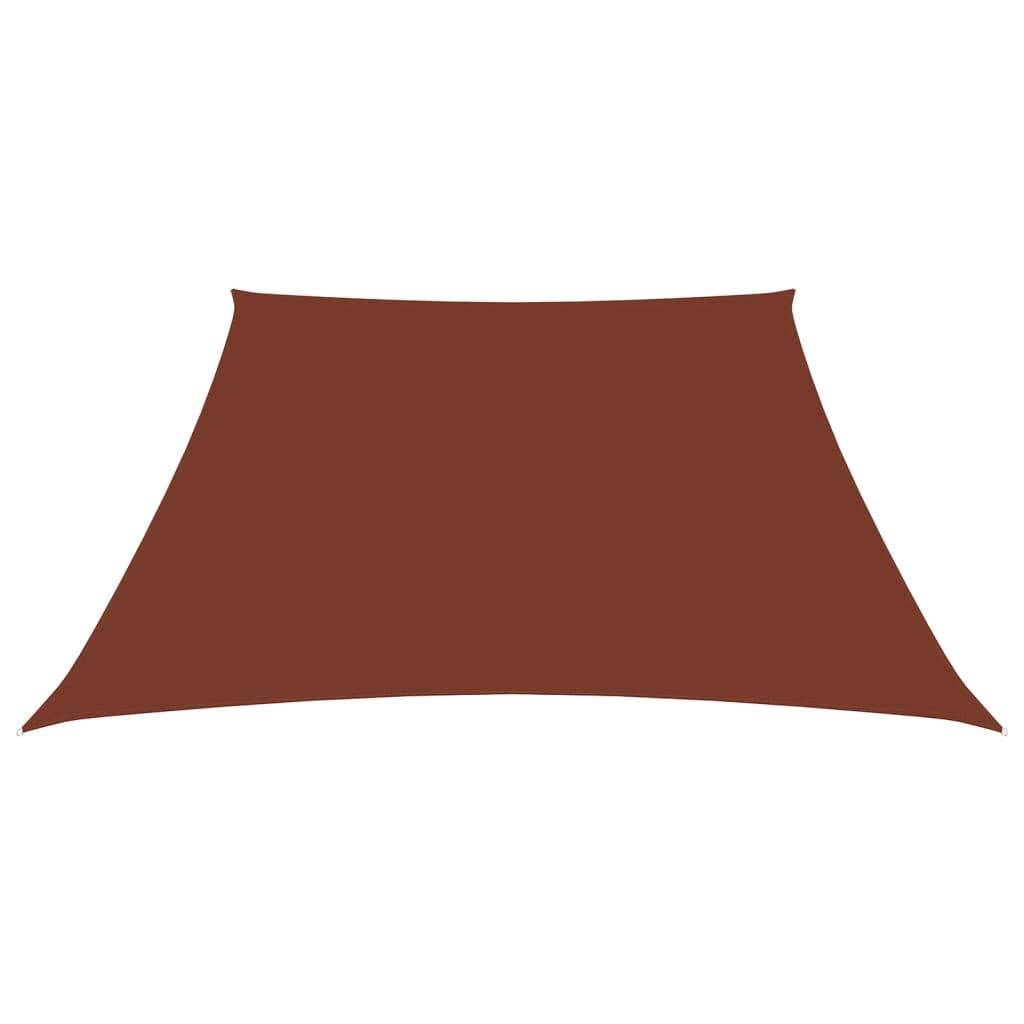 Helloshop26 - Voile toile d'ombrage parasol tissu oxford trapèze 3/5 x 4 m terre cuite - Imagen 2