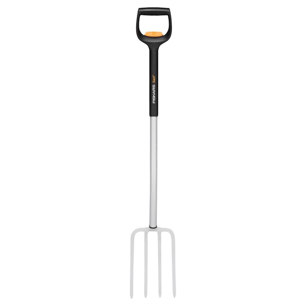 Fiskars - Fourche à bêcher télescopique - Xact - ameublir le sol et déplacer les végétaux - Image 2