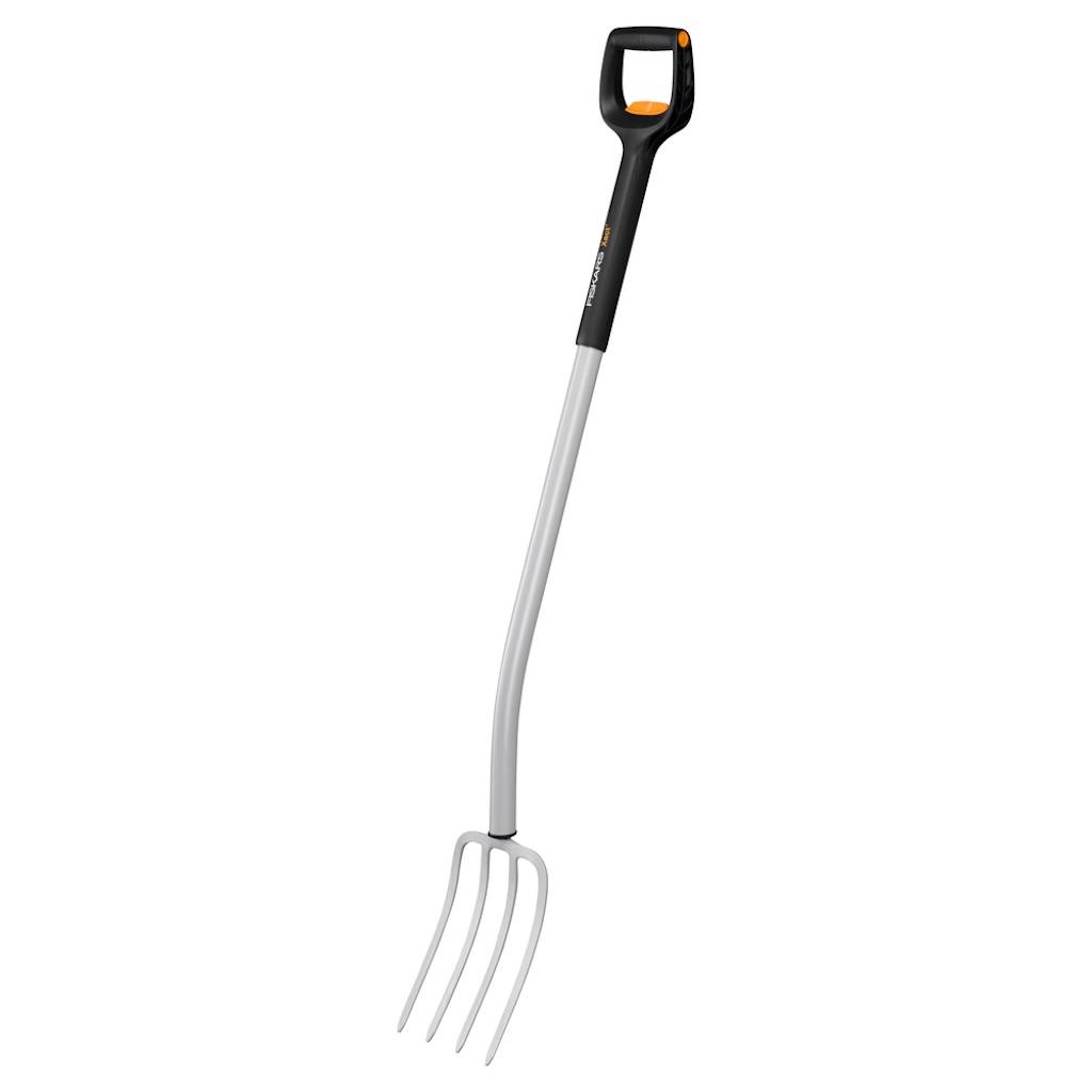 Fiskars - Fourche à bêcher télescopique - Xact - ameublir le sol et déplacer les végétaux - Image 1