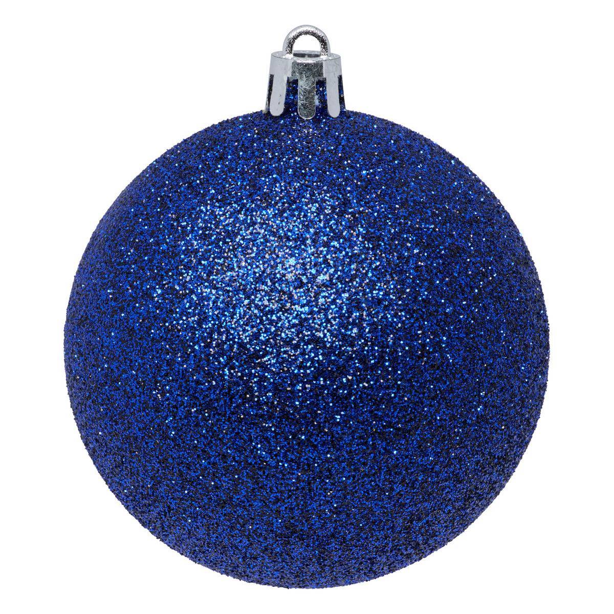Fééric Lights & Christmas - Lot de 4 boules D.8cm bleu nuit - Feeric Lights & Christmas - Imagen 3