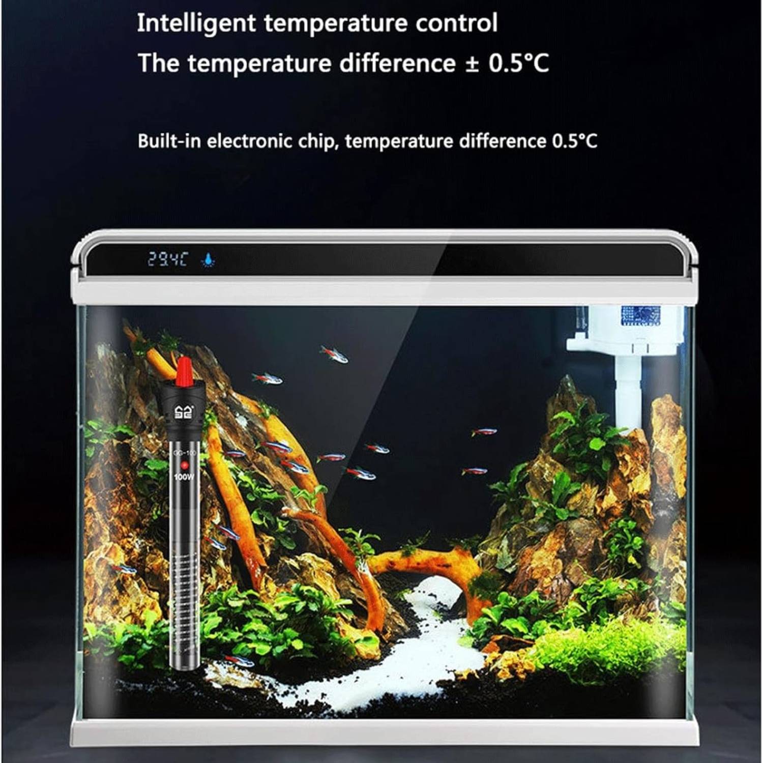 DtopbuyAge - Bâton Chauffant Thermostat 100W pour Poisson DtopbuyAge - Image 2