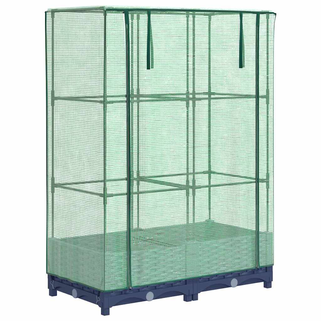 ComfortXL - Jardinière Surélevée avec Serre Aspect Rotin Gris 80x40cm pour Balcon – ComfortXL Outdoor Living - Image 2