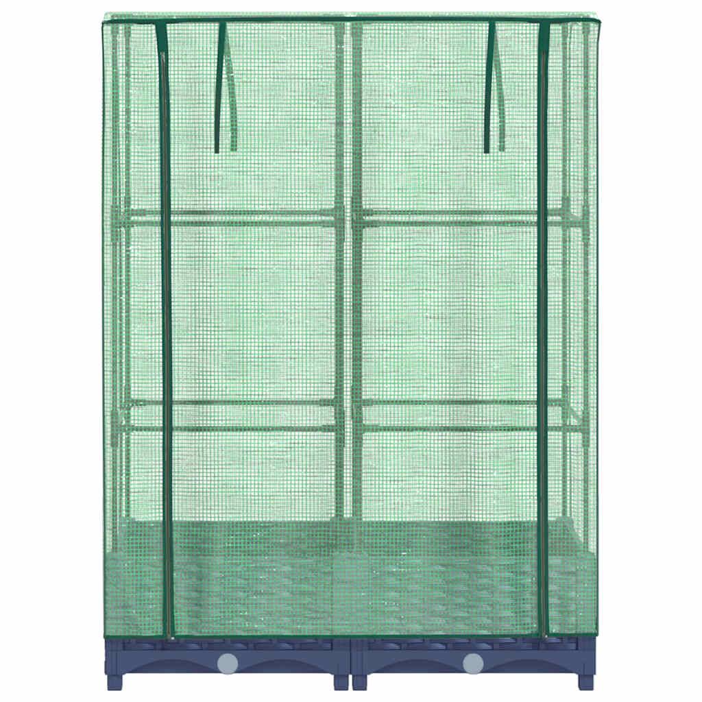 ComfortXL - Jardinière Surélevée avec Serre Aspect Rotin Gris 80x40cm pour Balcon – ComfortXL Outdoor Living - Image 4