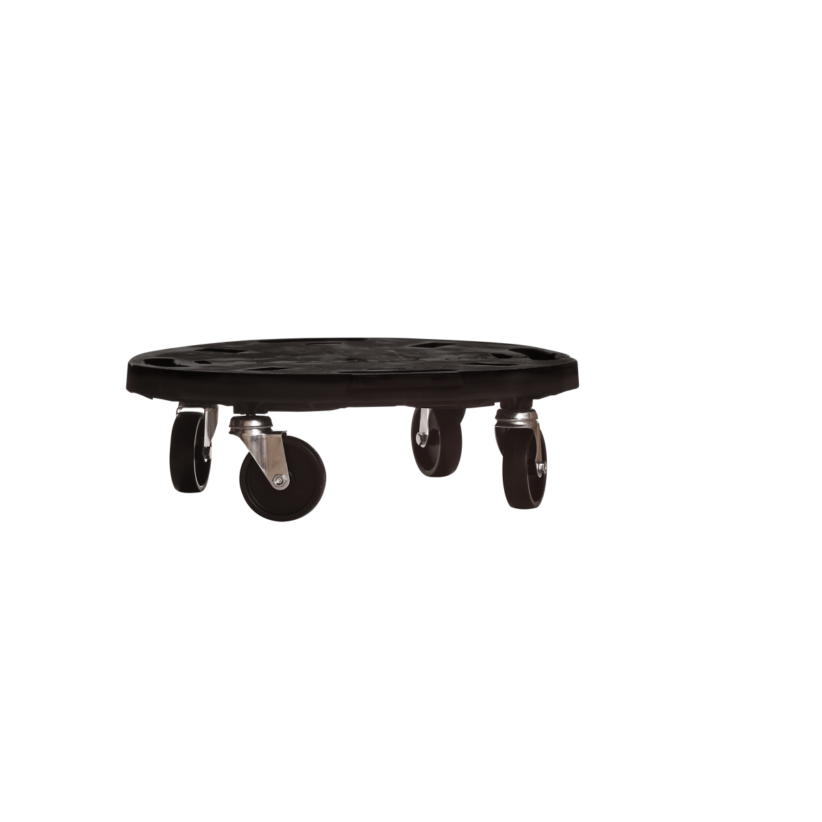 Support à roulettes rond diamètre 40 x 12,5 cm 4 roues Capacité max 275 kg Plantes Meubles ou matériel lourd KZ GARDEN - Imagen 8
