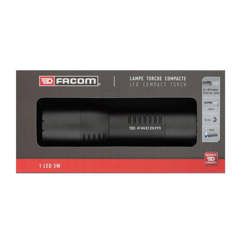 Lampe torche Compacte 3 watts LED 309 lumens rechargeable | 779.CBTPB - Facom - Image 1