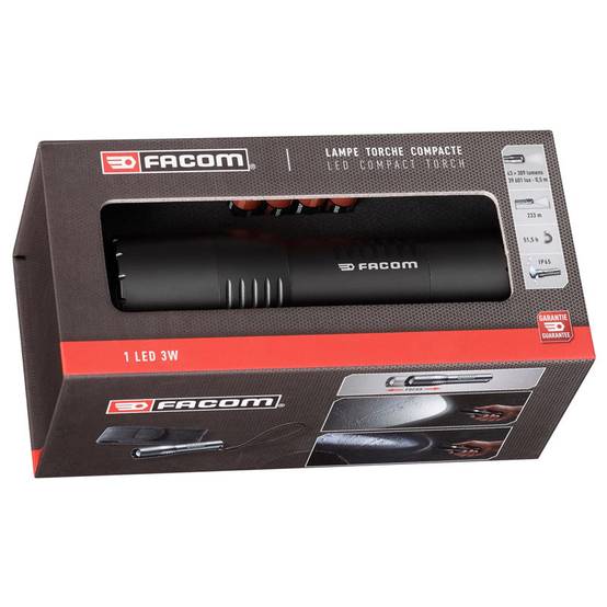 Lampe torche Compacte 3 watts LED 309 lumens rechargeable | 779.CBTPB - Facom - Image 2
