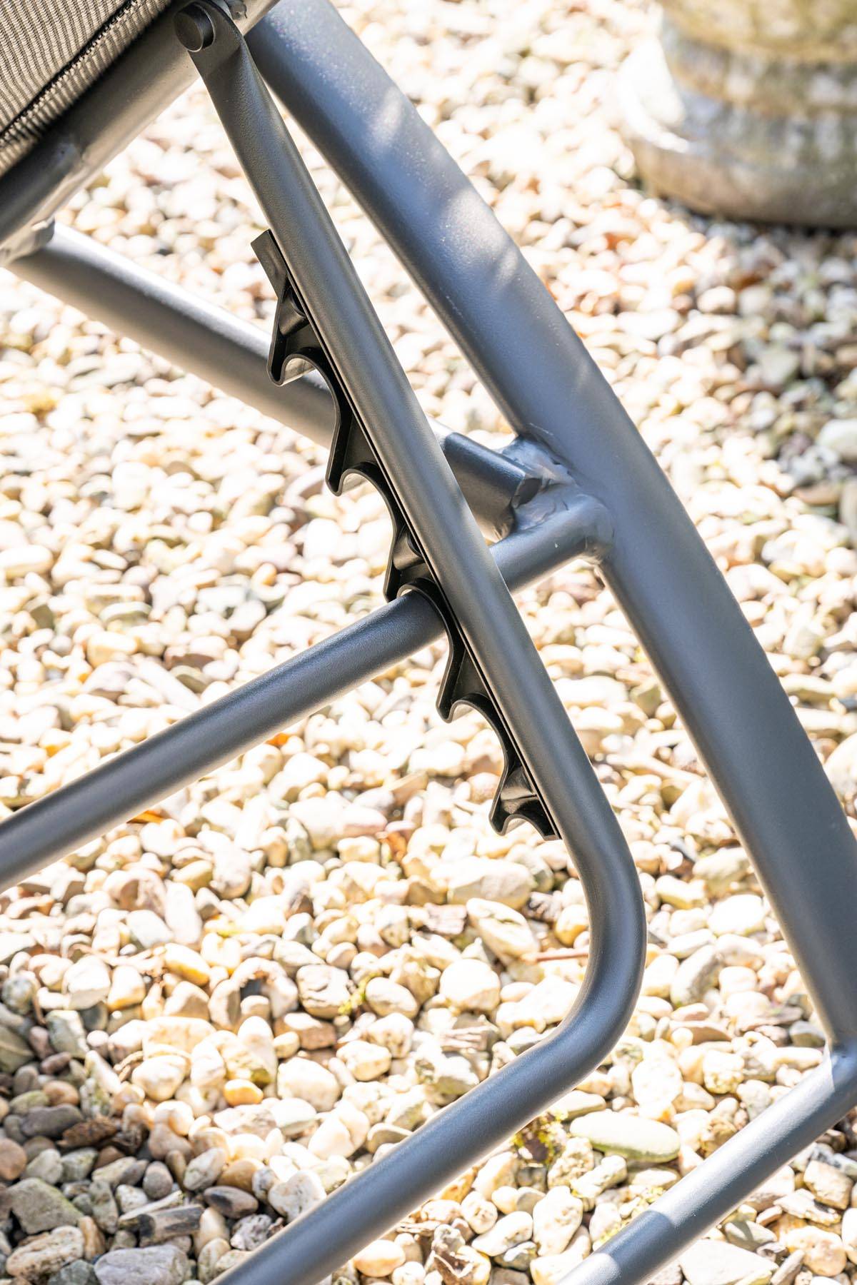 Garden Impressions - Chaise longue Limone  noir charbon/anthracite - Garden Impressions - Imagen 8
