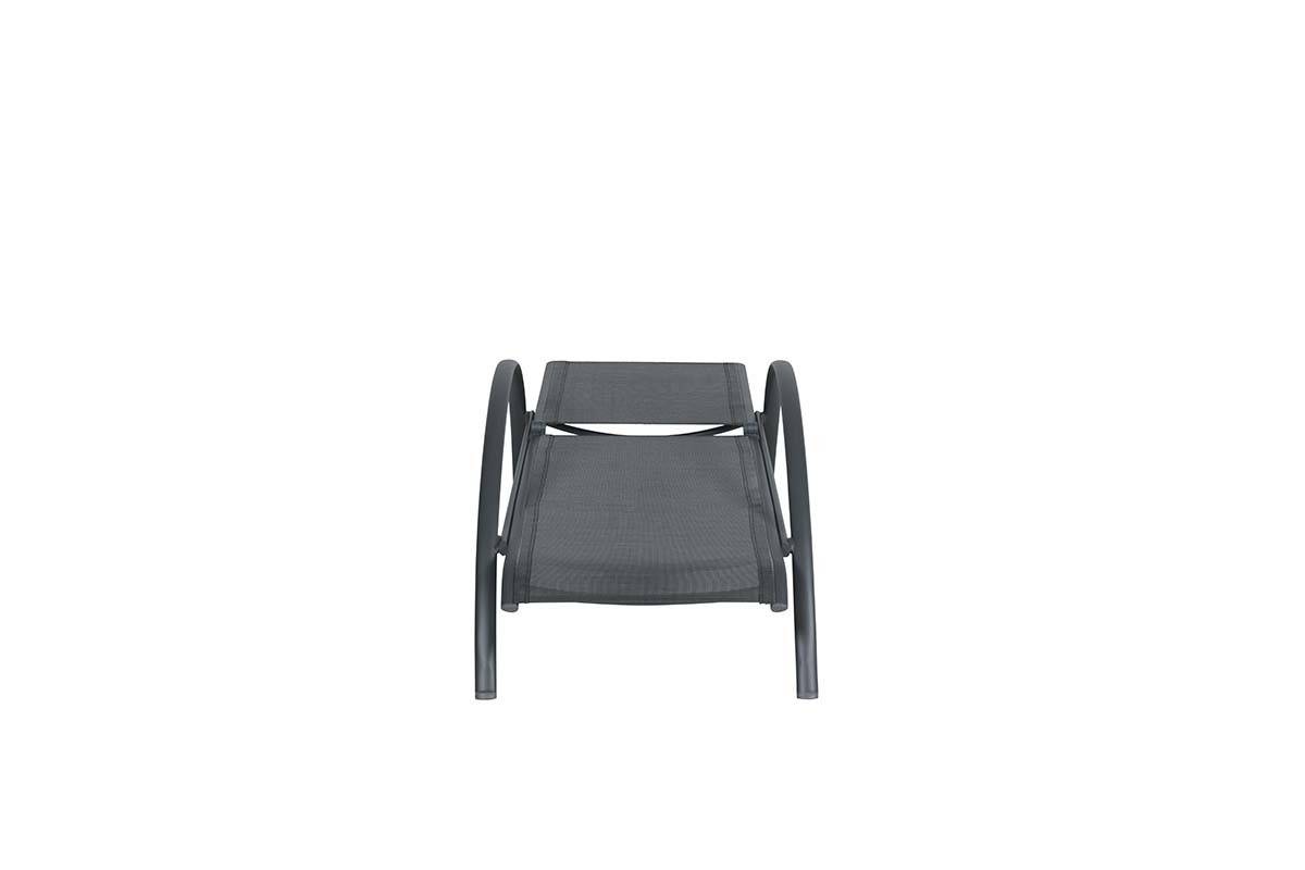 Garden Impressions - Chaise longue Limone  noir charbon/anthracite - Garden Impressions - Imagen 2