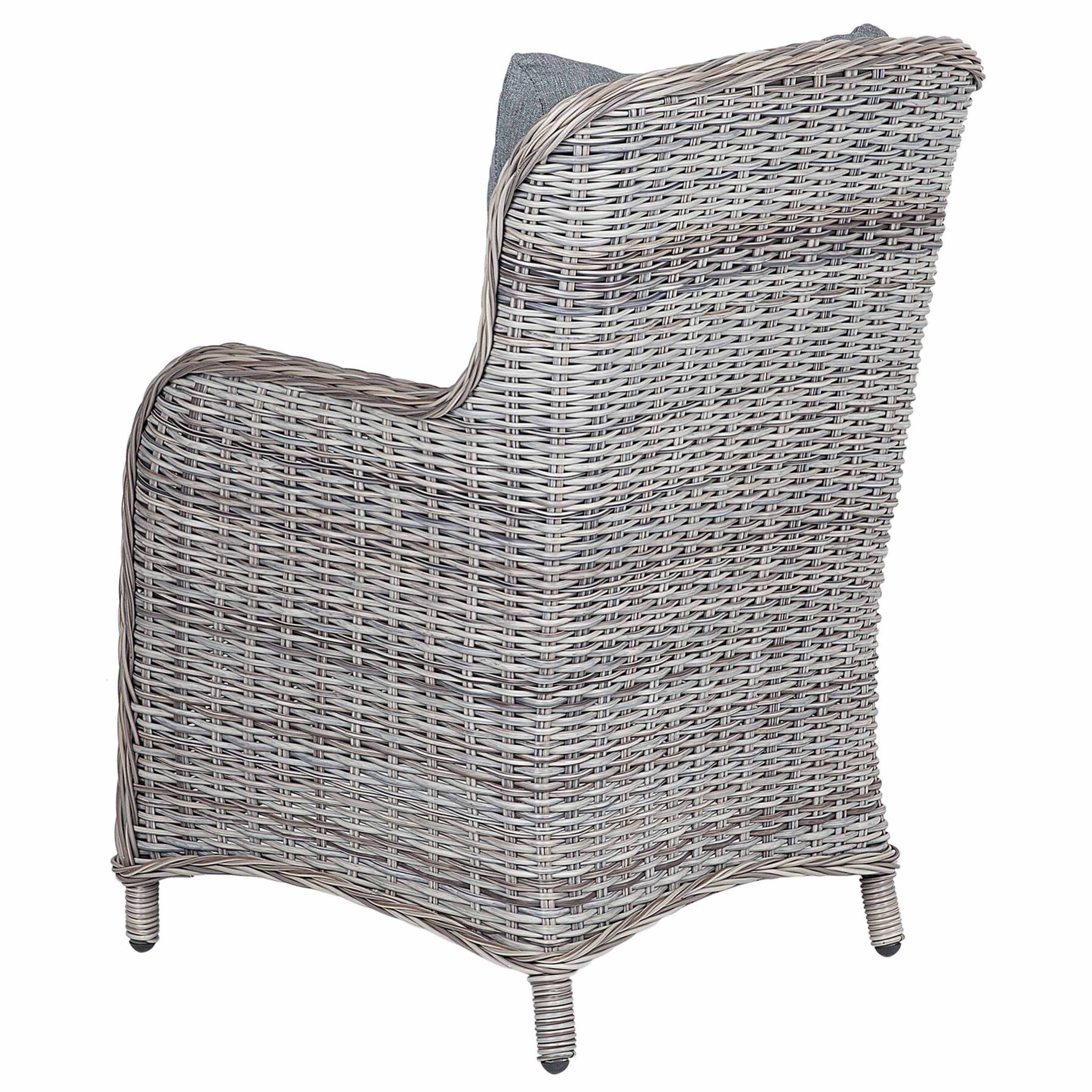 Beliani - Fauteuil Polyrotin Gris CASCAIS - Beliani - Imagen 6