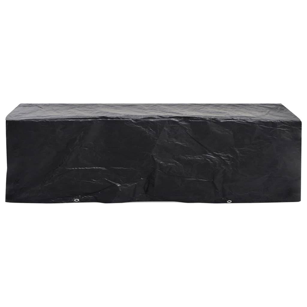 Housse de chaise de jardin - Housse de protection 8 œillets 218 x 77 x 55 cm - Image 3