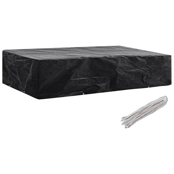 Housse de chaise de jardin - Housse de protection 8 œillets 218 x 77 x 55 cm - Image 2