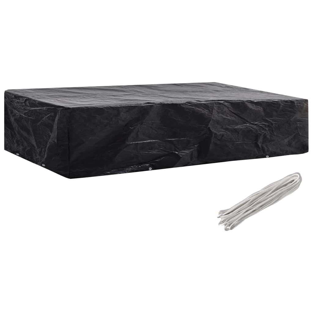 Housse de chaise de jardin - Housse de protection 8 œillets 218 x 77 x 55 cm - Image 2