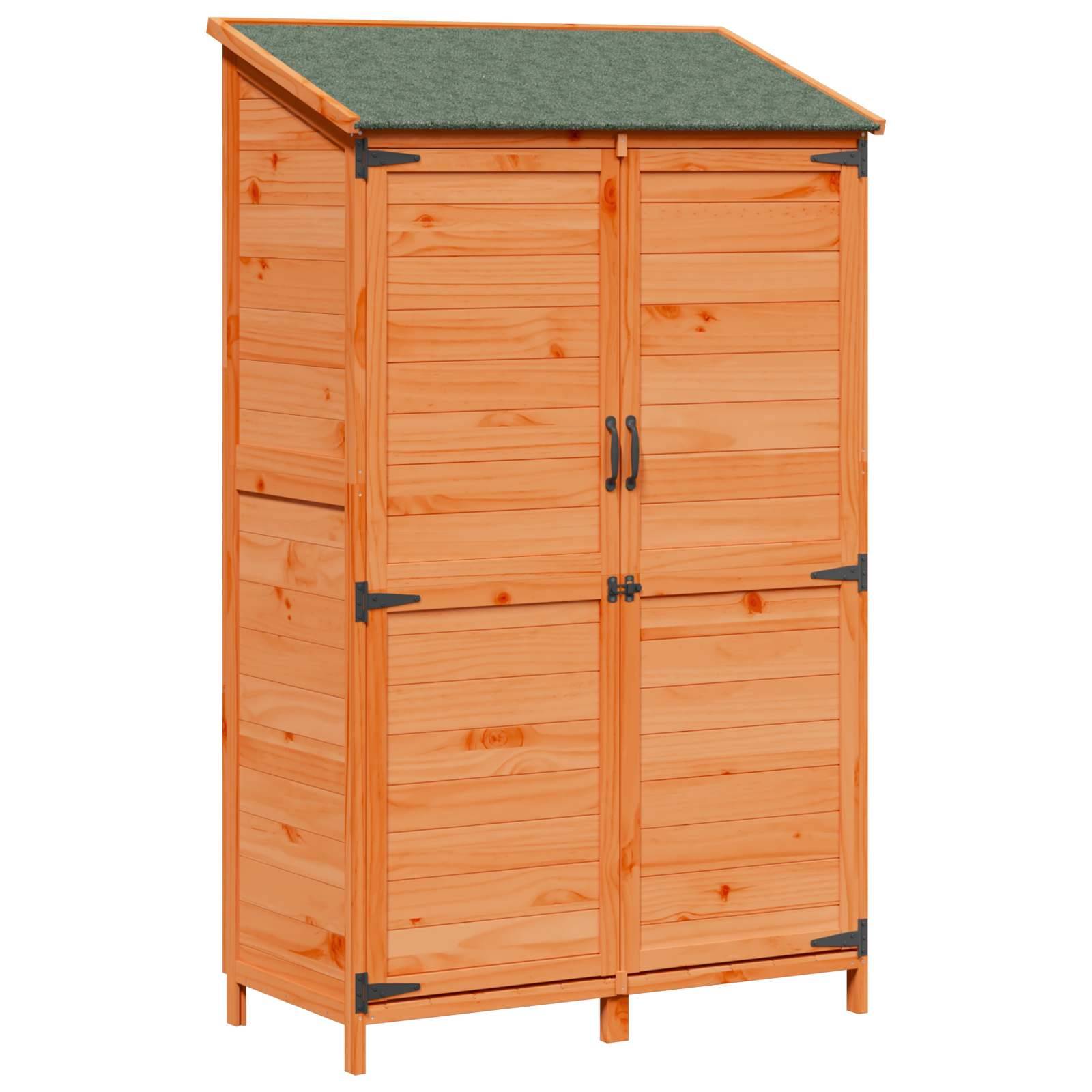 PANGIVO - Abri de jardin bois de sapin marron 106.5 x 56 x 176 cm - PANGIVO - Image 2