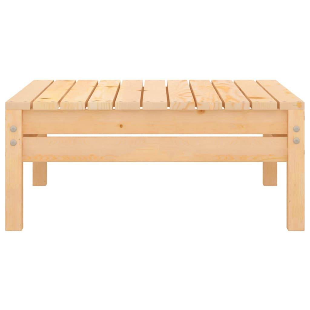 Salon de Jardin Bas Modulable 3 Pièces Bois de Pin Massif Style Rustique Design Palette Détente Brun – ComfortXL Outdoor Living - Image 6