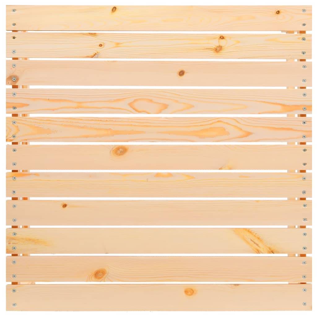 Salon de Jardin Bas Modulable 3 Pièces Bois de Pin Massif Style Rustique Design Palette Détente Brun – ComfortXL Outdoor Living - Image 7