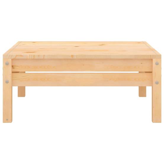 Salon de Jardin Bas Modulable 3 Pièces Bois de Pin Massif Style Rustique Design Palette Détente Brun – ComfortXL Outdoor Living - Image 10