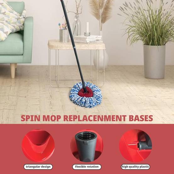 Tête de balai rotatif de rechange compatible avec le système RinseClean à 2 réservoirs-IntiMeg - Image 6