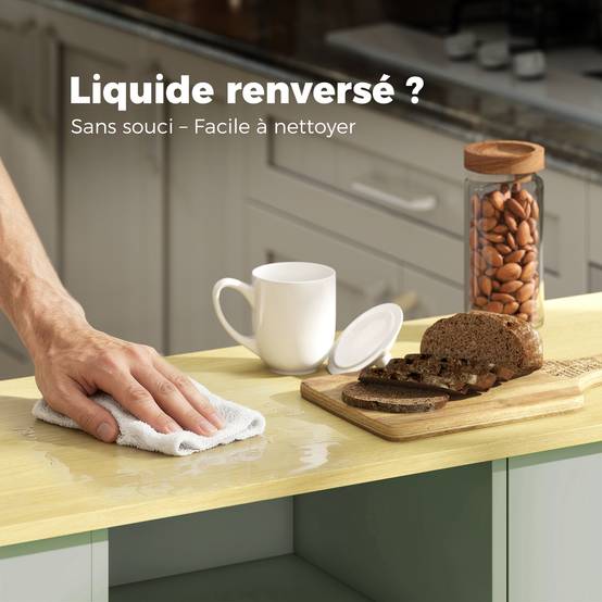Desserte de cuisine à roulettes, îlot central cuisine avec tiroir, porte, compartiments ouverts et porte-épices, vert - Image 10