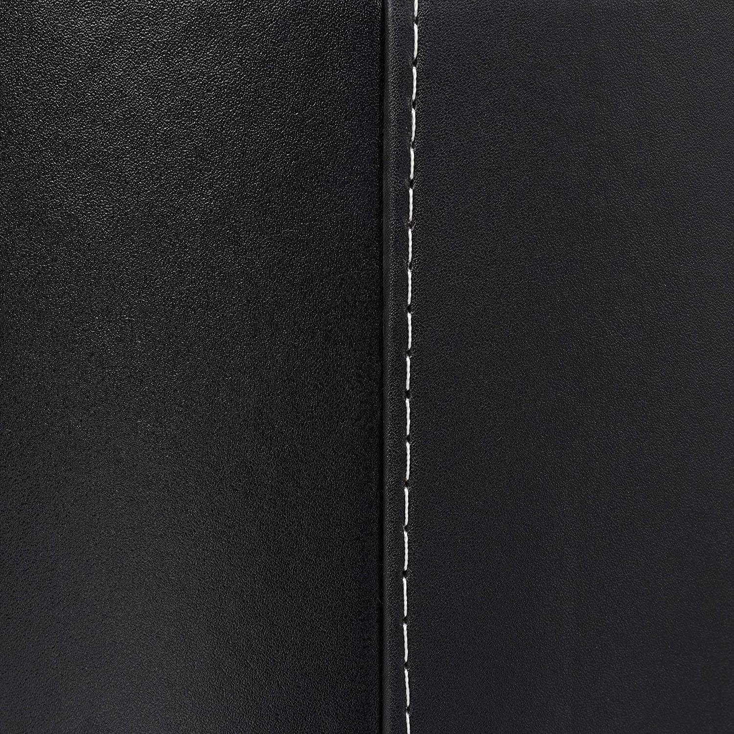 Helloshop26 - Panier à bûches accessoire cheminé 55 cm synthétique noir - Imagen 3