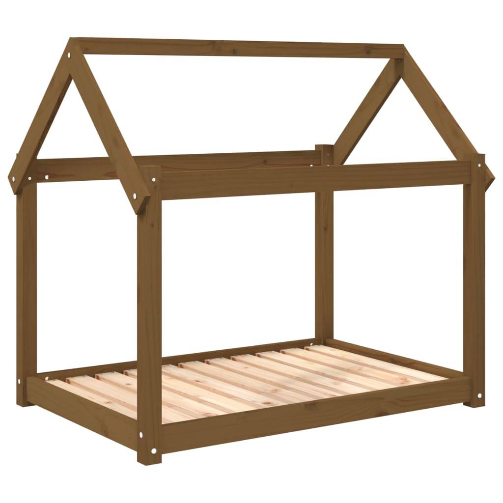Vidaxl - Lit pour chien Marron miel 101x70x90 cm Bois de pin solide vidaXL 822215 - Imagen 2