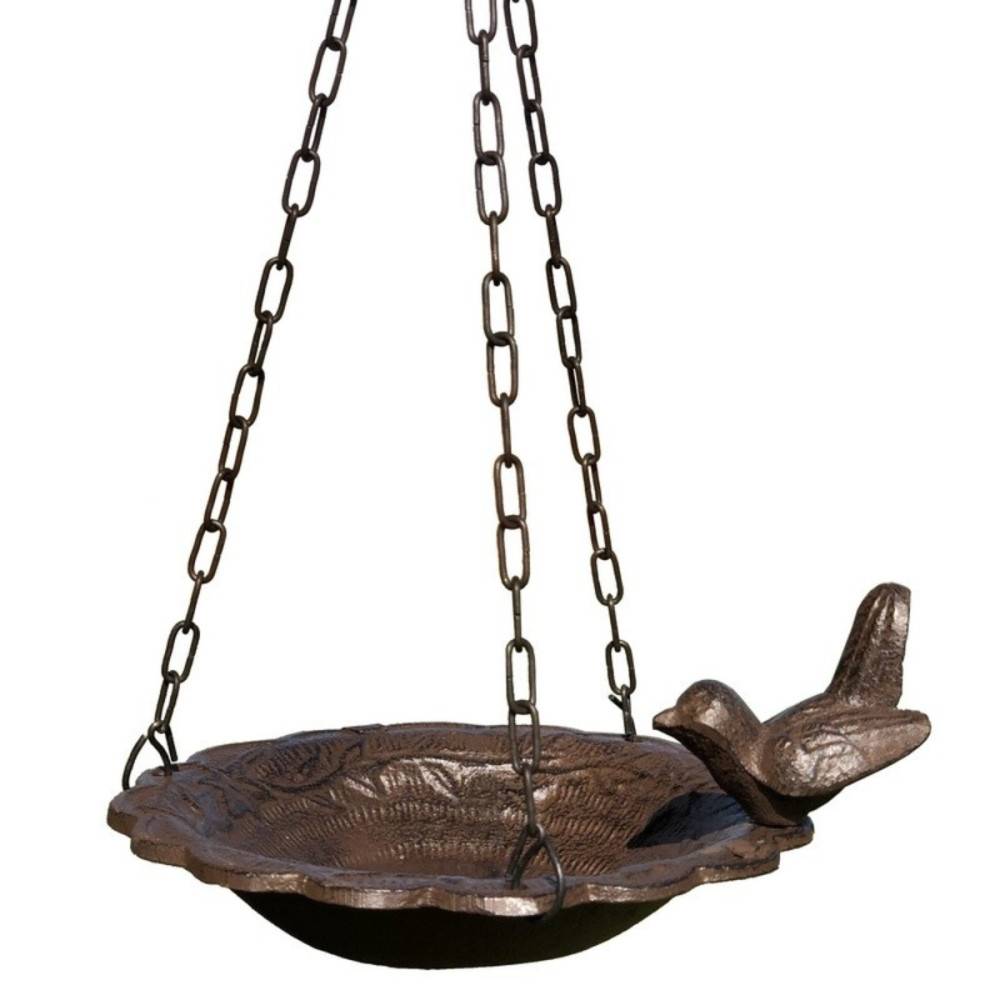 Chemin De Campagne - Bain d'oiseaux à suspendre par des chainettes Ø.18.5 x Ht.38 cm Chemin de campagne - Imagen 1