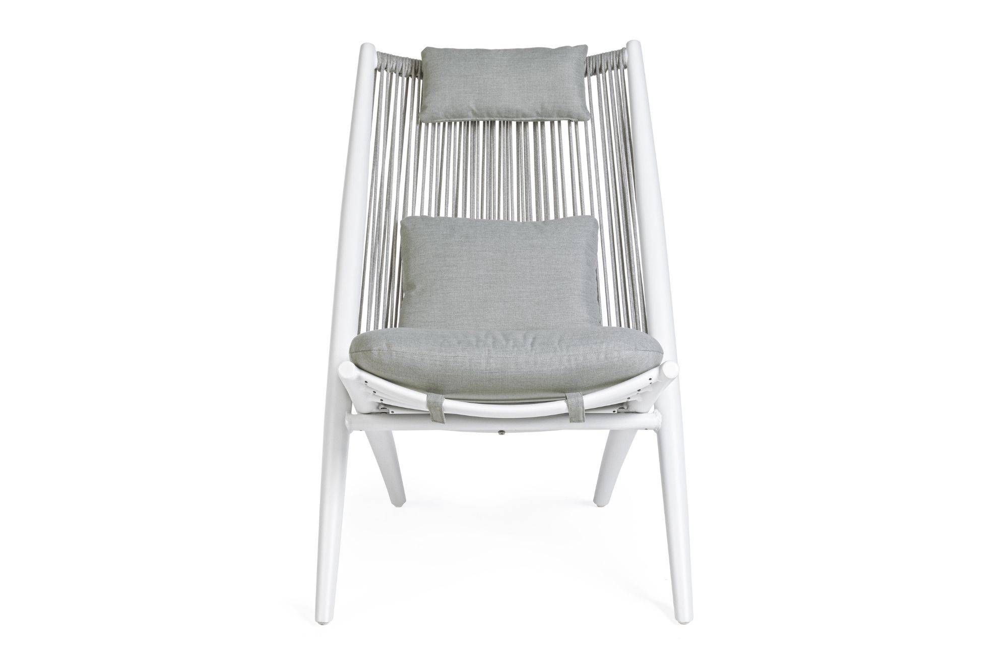Autre - Chiliennes de jardin lounge design en métal (lot de 2) - BELLE ILE - Imagen 3