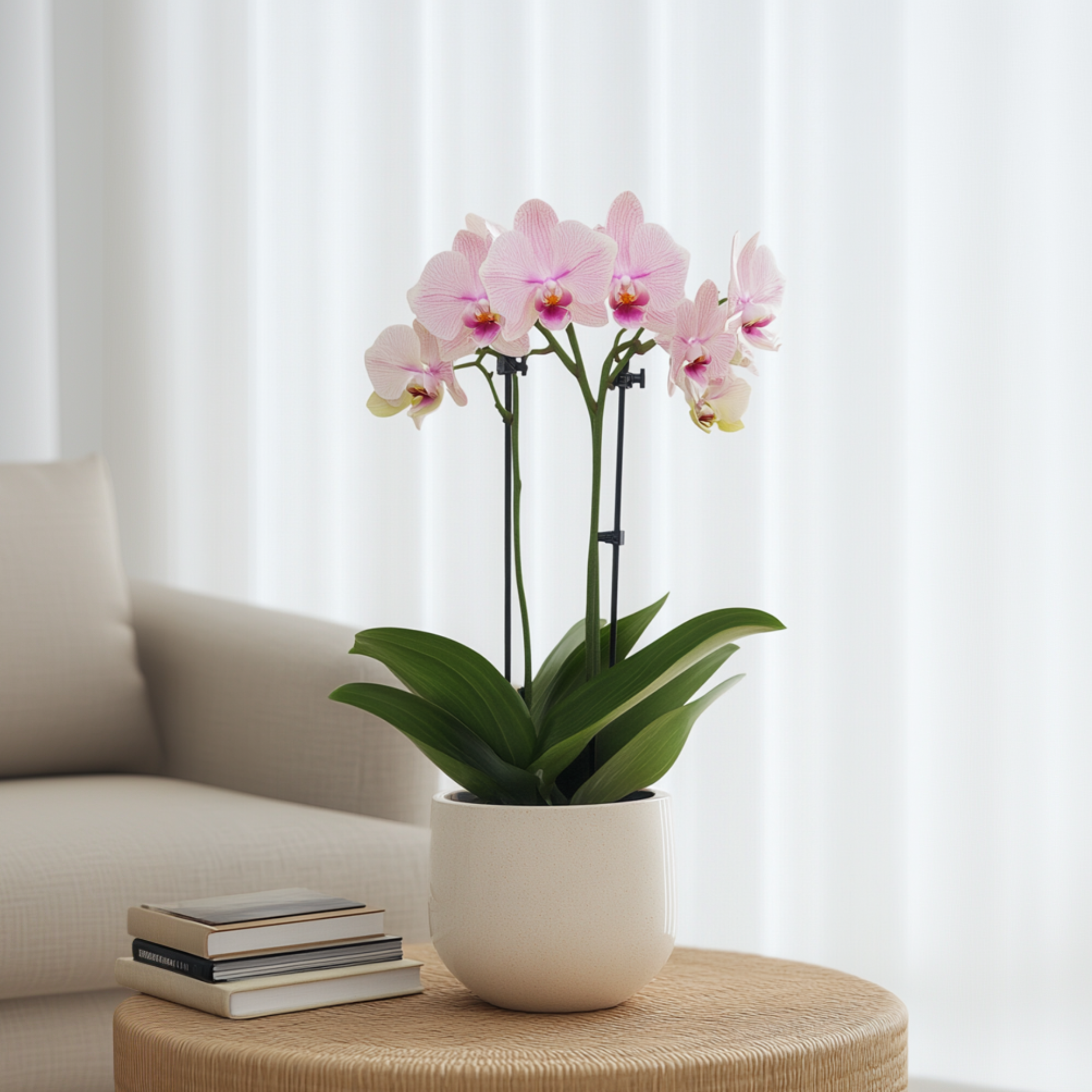 Plant In A Box - Orchidée papillon - Phalaenopsis Multiflora - Hauteur 35-45cm - ⌀12cm - Image 2
