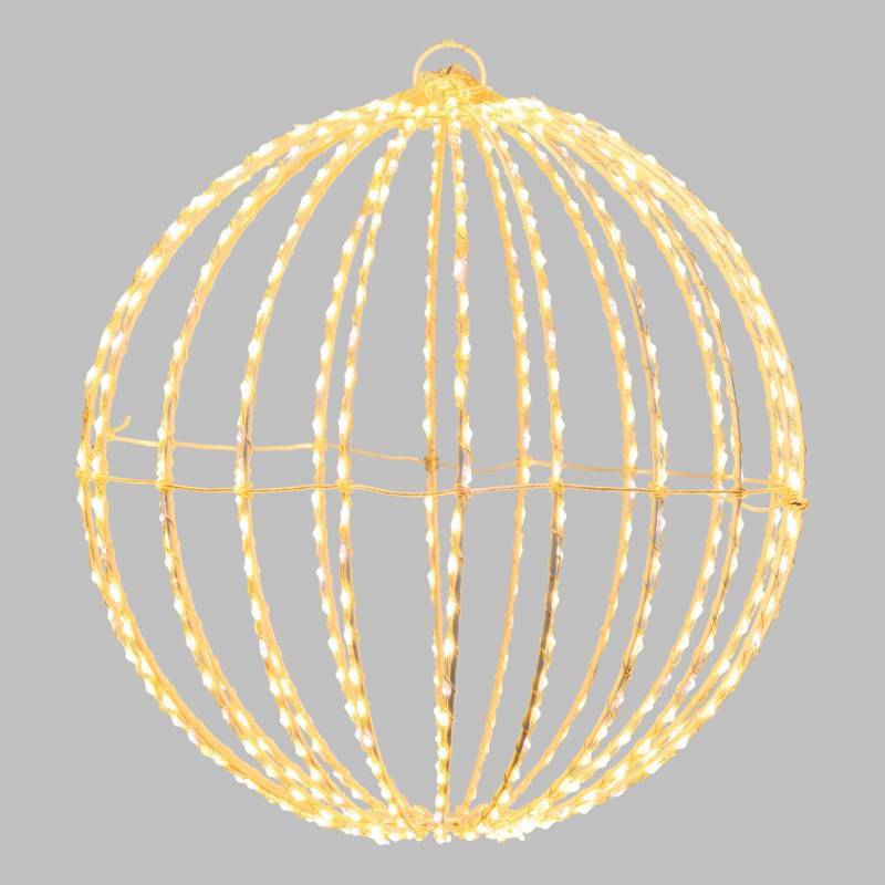Sphère lumineuse 3D Ø30cm Métal Pro 520 Micro LED Flash Diamond Lotti - Image 1