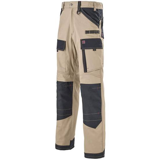 Pantalon de travail RULER Beige/Noir | 1ATTUP - LAFONT - Image 1