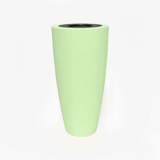 Pot de fleurs conique 200l delight - plast'up rotomoulage - Image 1