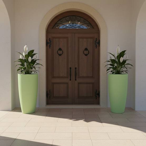 Pot de fleurs conique 200l delight - plast'up rotomoulage - Image 3